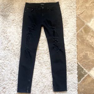 Men’s Kayden K Ripped Skinny Jeans-size 32